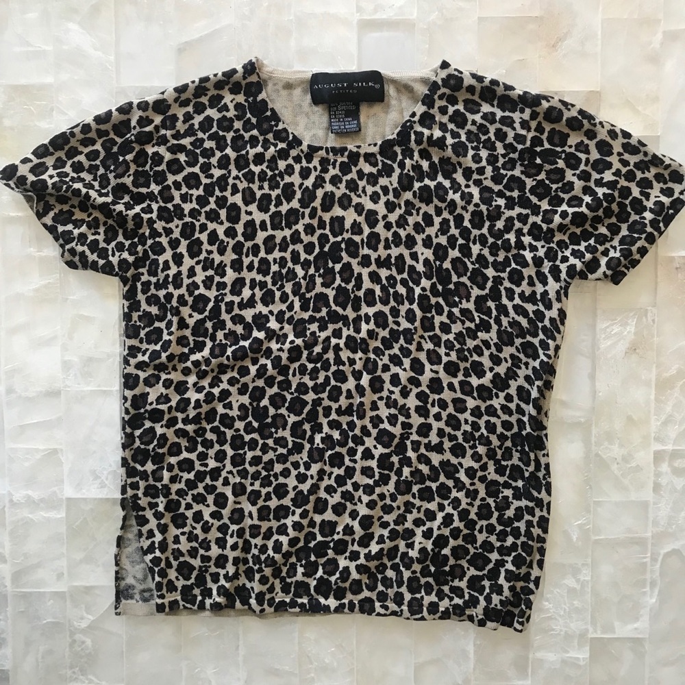 CHEETAH SHIRT AUGUST SILK